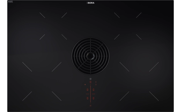 BORA Pure – Компактен индукционен плот с вграден аспиратор и индивидуалност